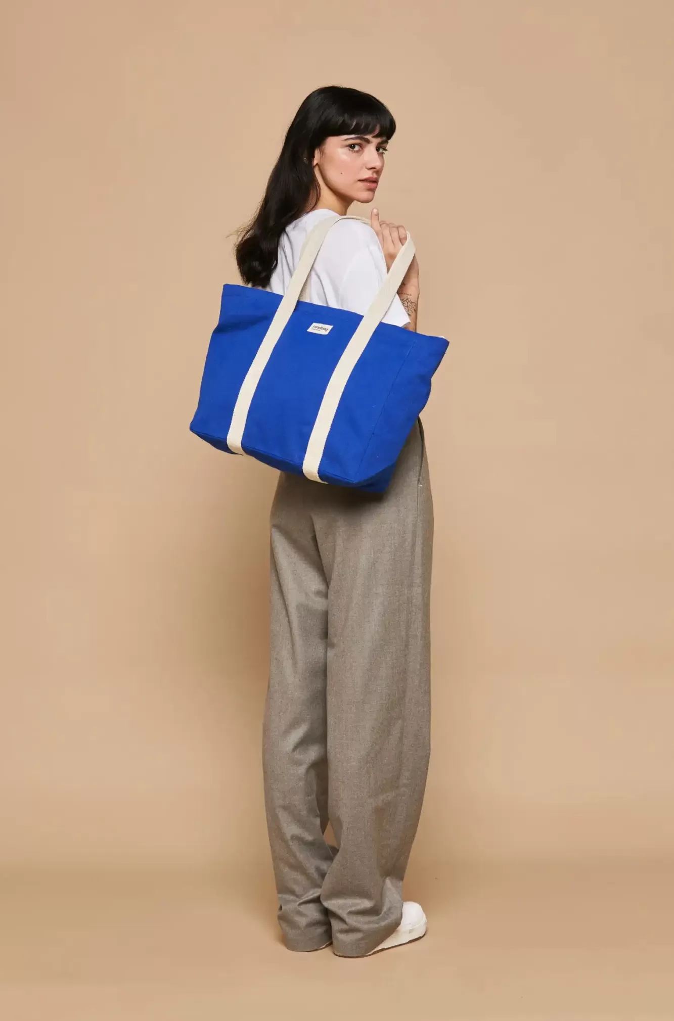 Cabas Cesar Bleu Electrique<Hindbag Discount