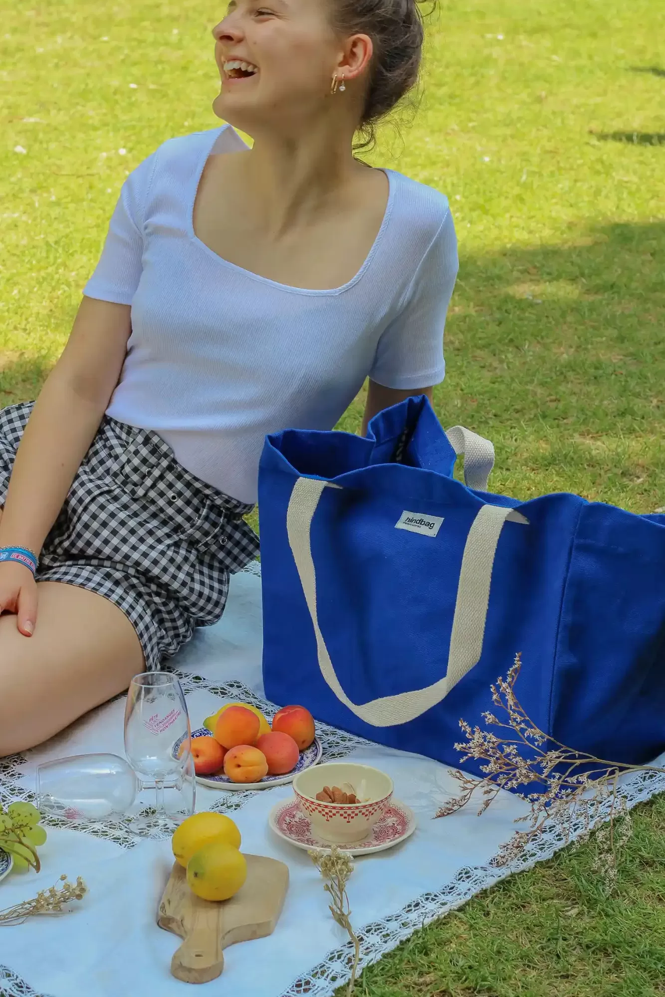 Cabas Claude Bleu Electrique<Hindbag Hot