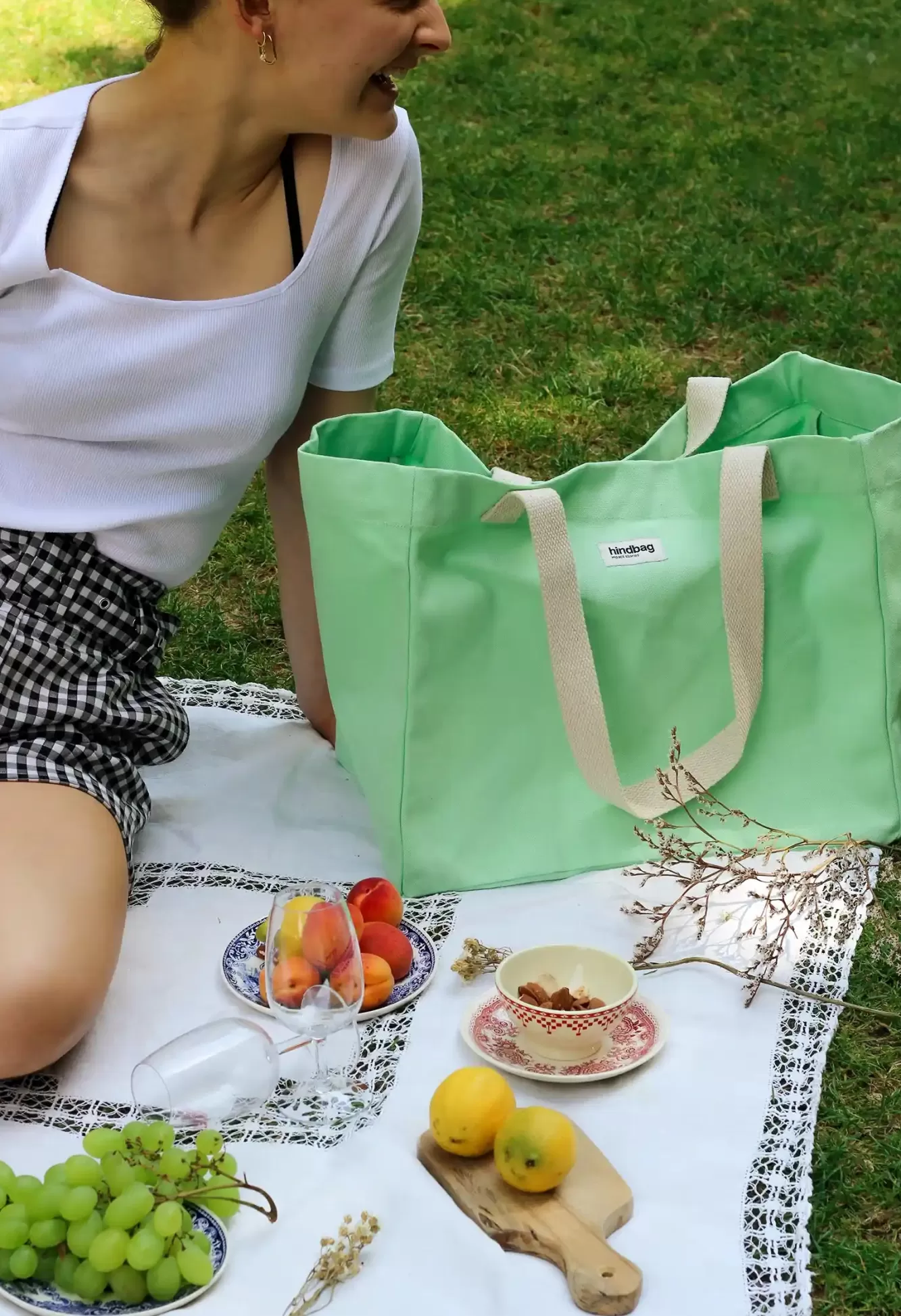 Cabas Claude Menthe Glacee<Hindbag Best