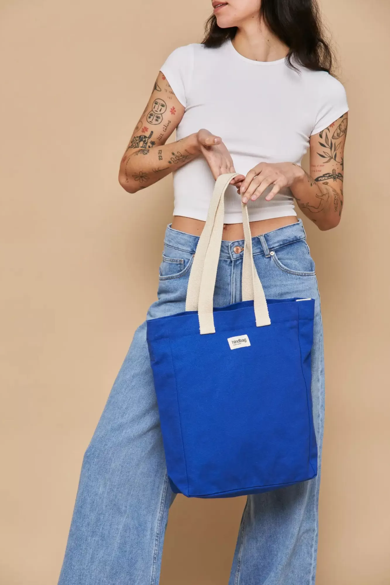 Cabas Vertical Paul Bleu Electrique<Hindbag Sale