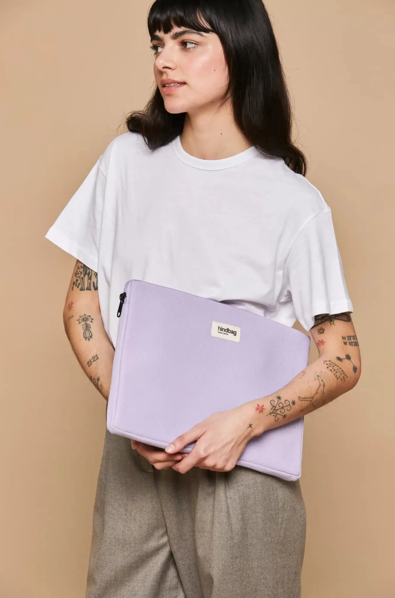 Housse D'Ordi Ava Lilas<Hindbag Cheap