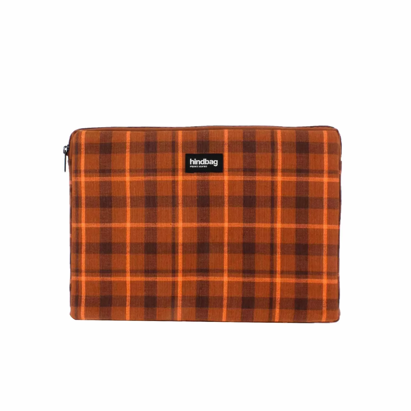 Housse D'Ordi Ava Tartan Camel Toffee<Hindbag Best Sale