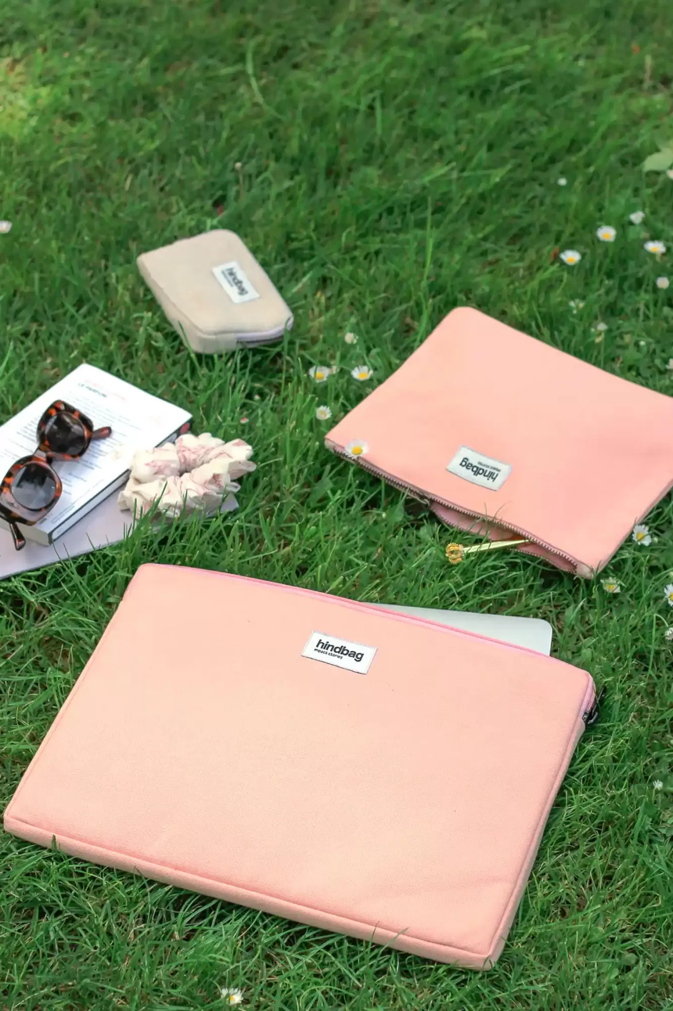 Pochette Ema Peche Melba<Hindbag New