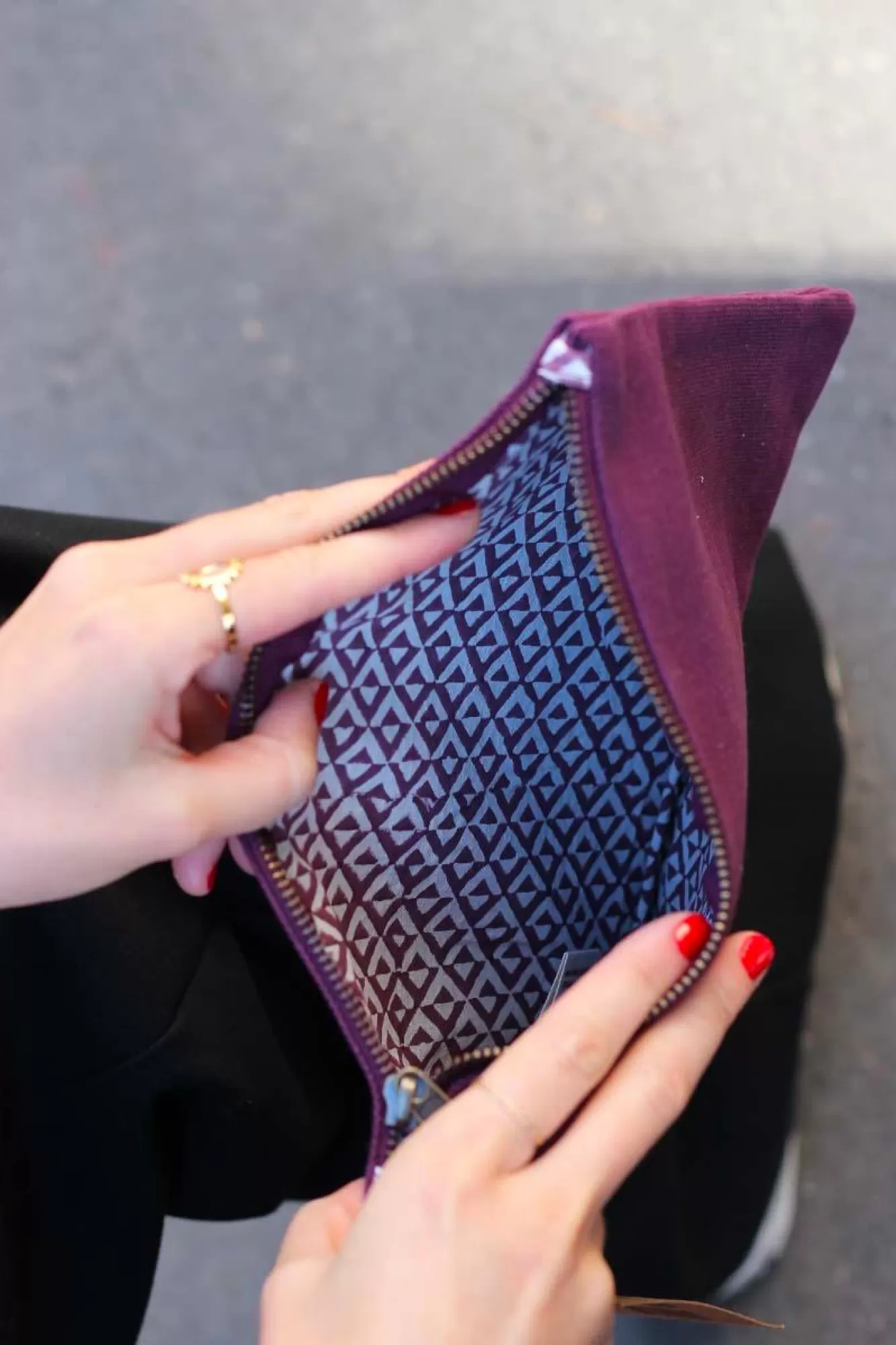 Pochette Ema Prune<Hindbag Shop