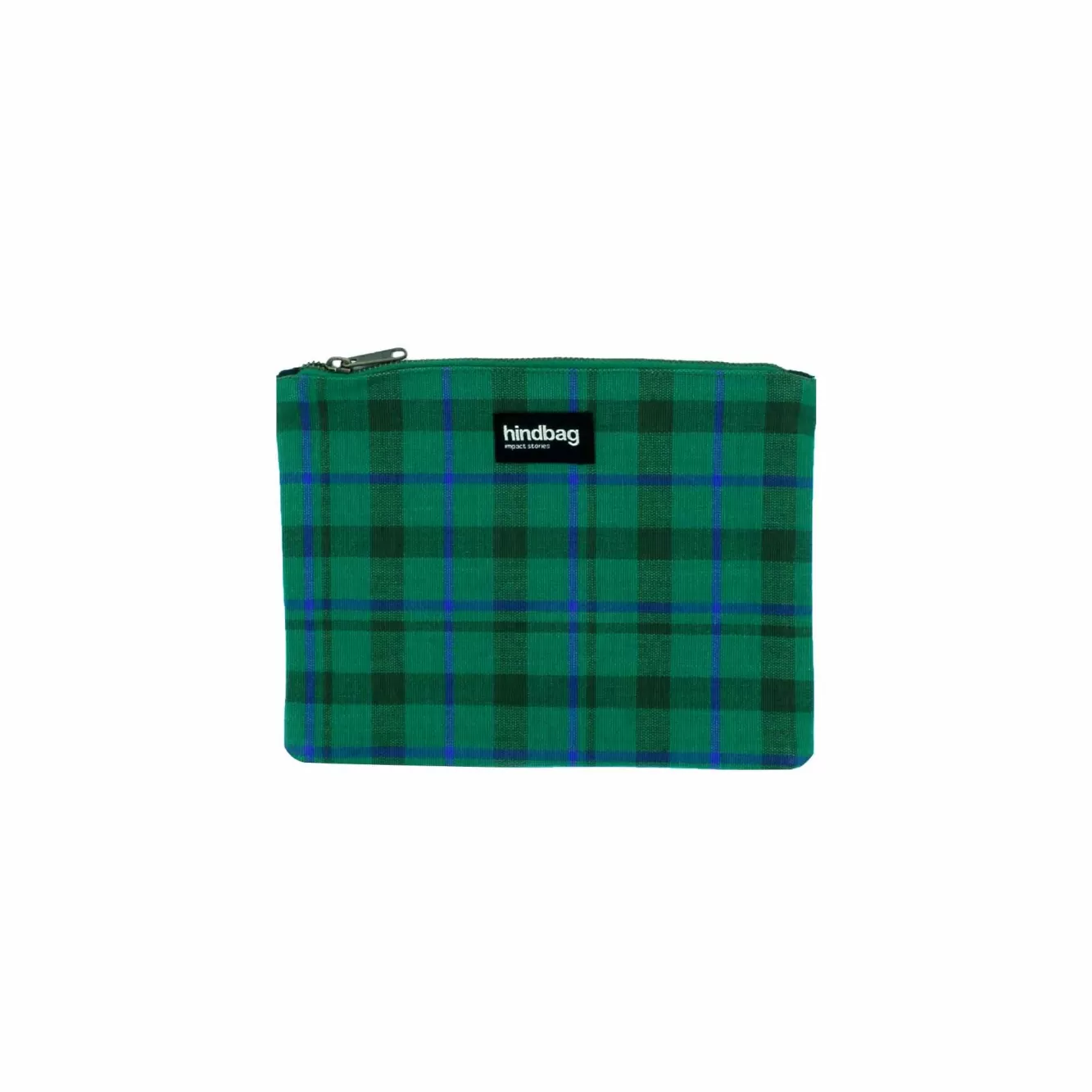 Pochette Ema Tartan Vert Garden<Hindbag Shop
