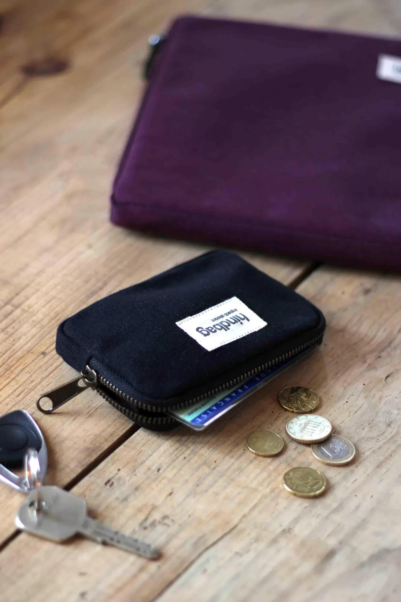 Porte-Monnaie Lili Noir<Hindbag Cheap