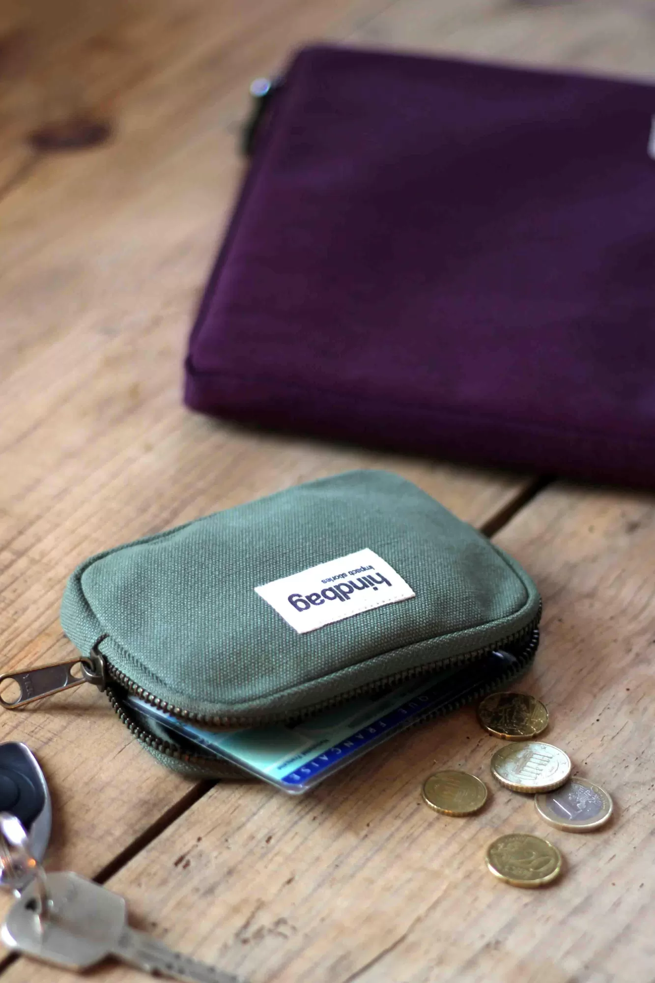 Porte-Monnaie Lili Olive<Hindbag Online