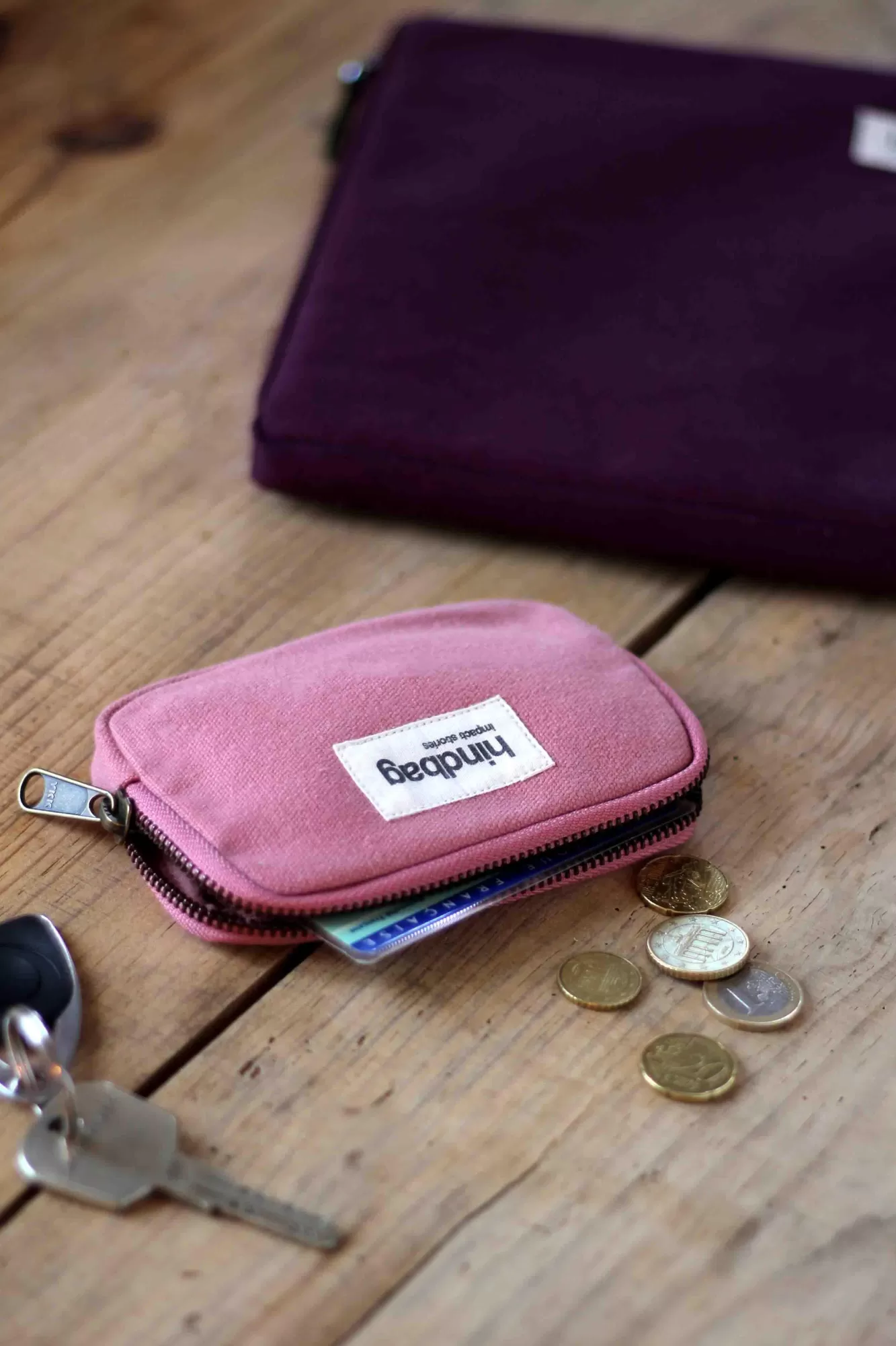 Porte-Monnaie Lili Rose Blush<Hindbag Hot