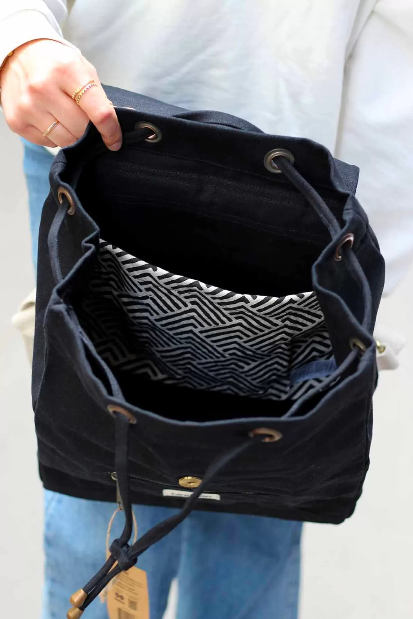 Sac À Dos Eliot Noir<Hindbag Hot