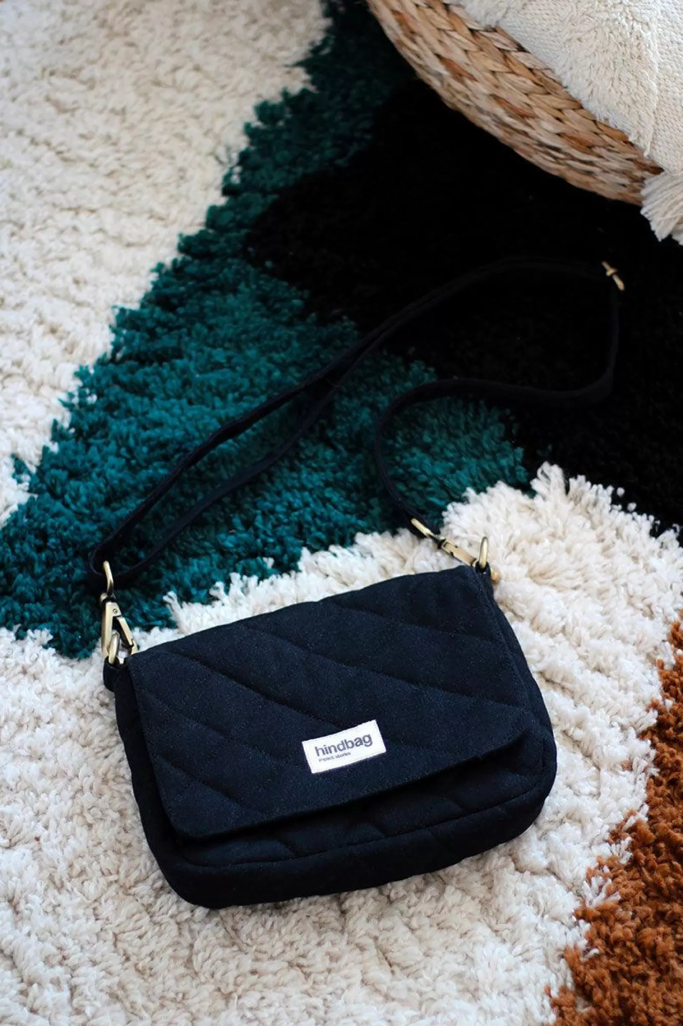 Sac À Main Matelasse Margault Noir<Hindbag Sale