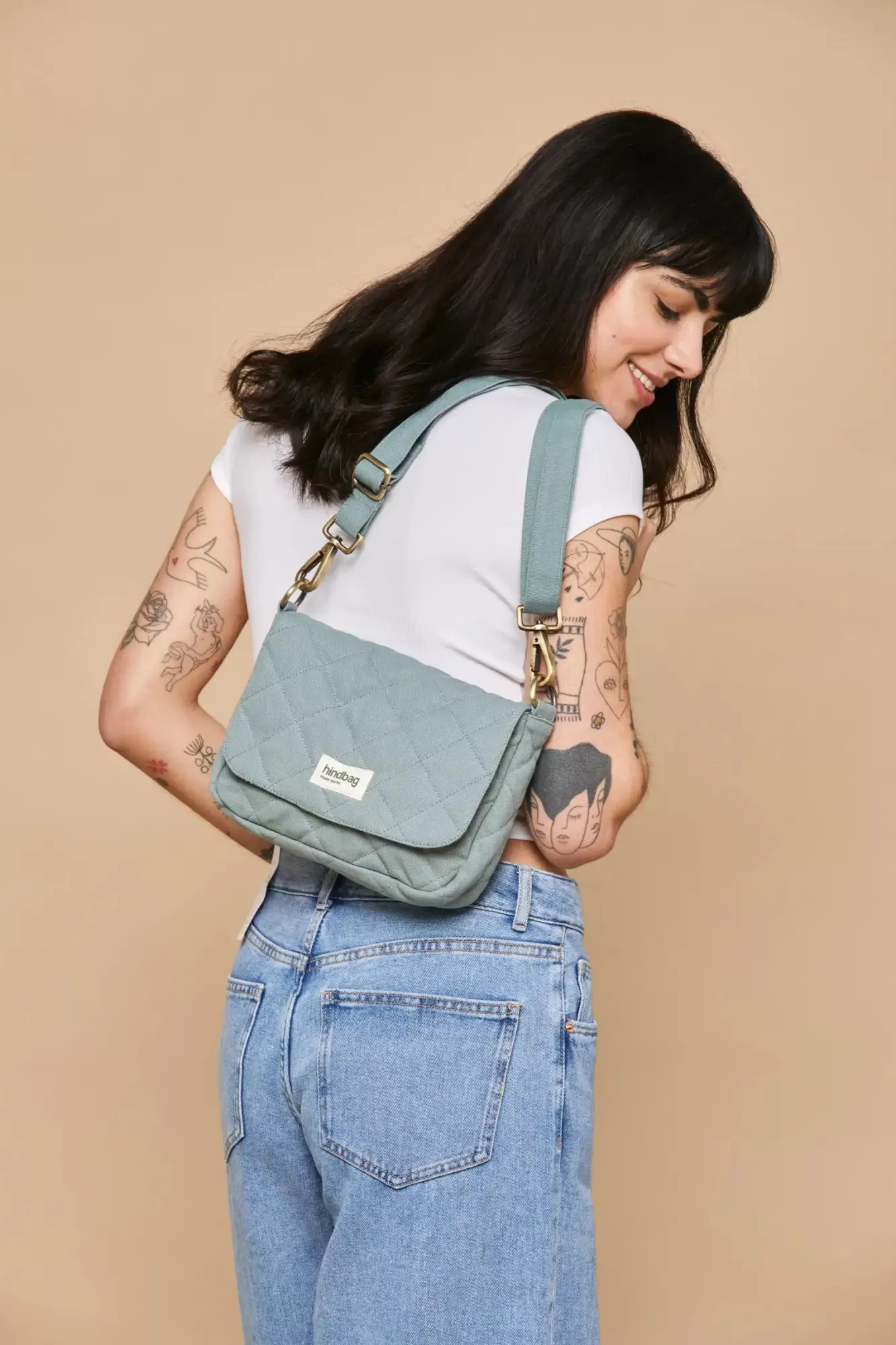Sac À Main Matelasse Margault Sauge<Hindbag Online