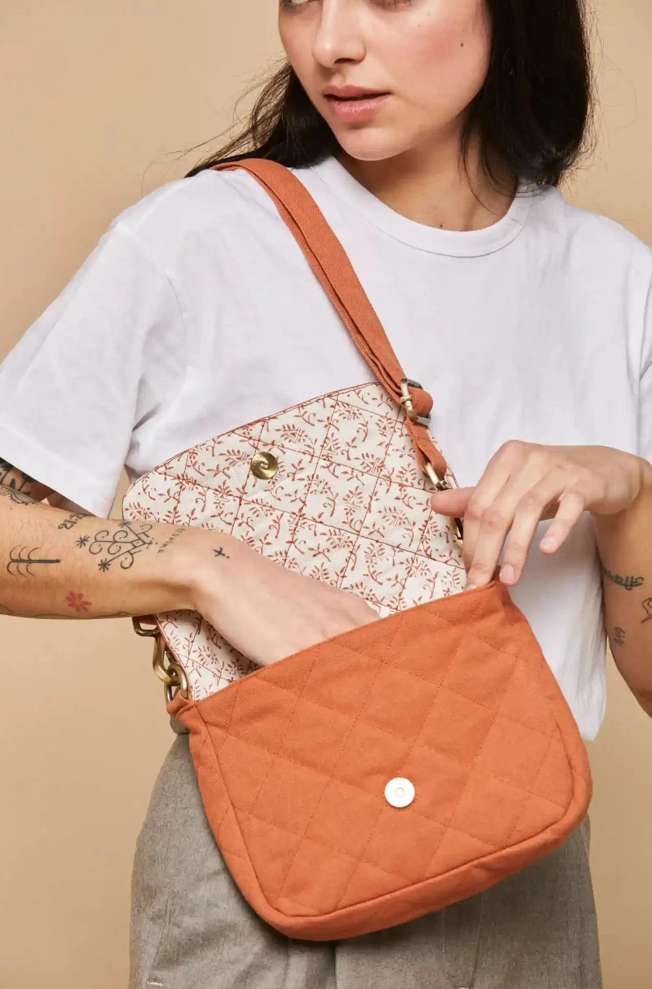 Sac À Main Matelasse Margault Sienne<Hindbag Shop