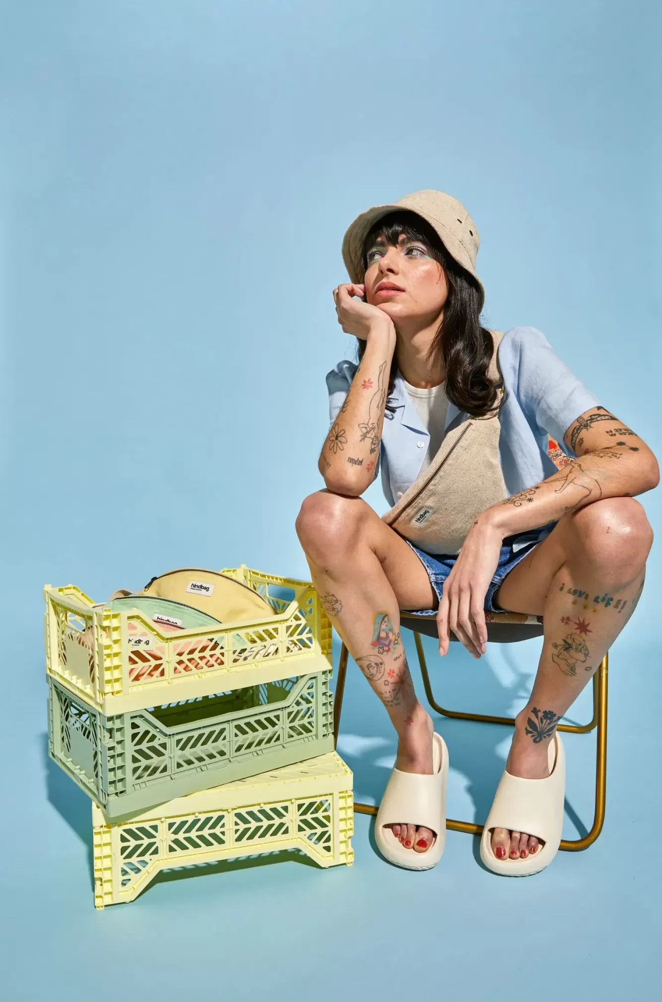 Sac Banane L Sasha Jute<Hindbag Online