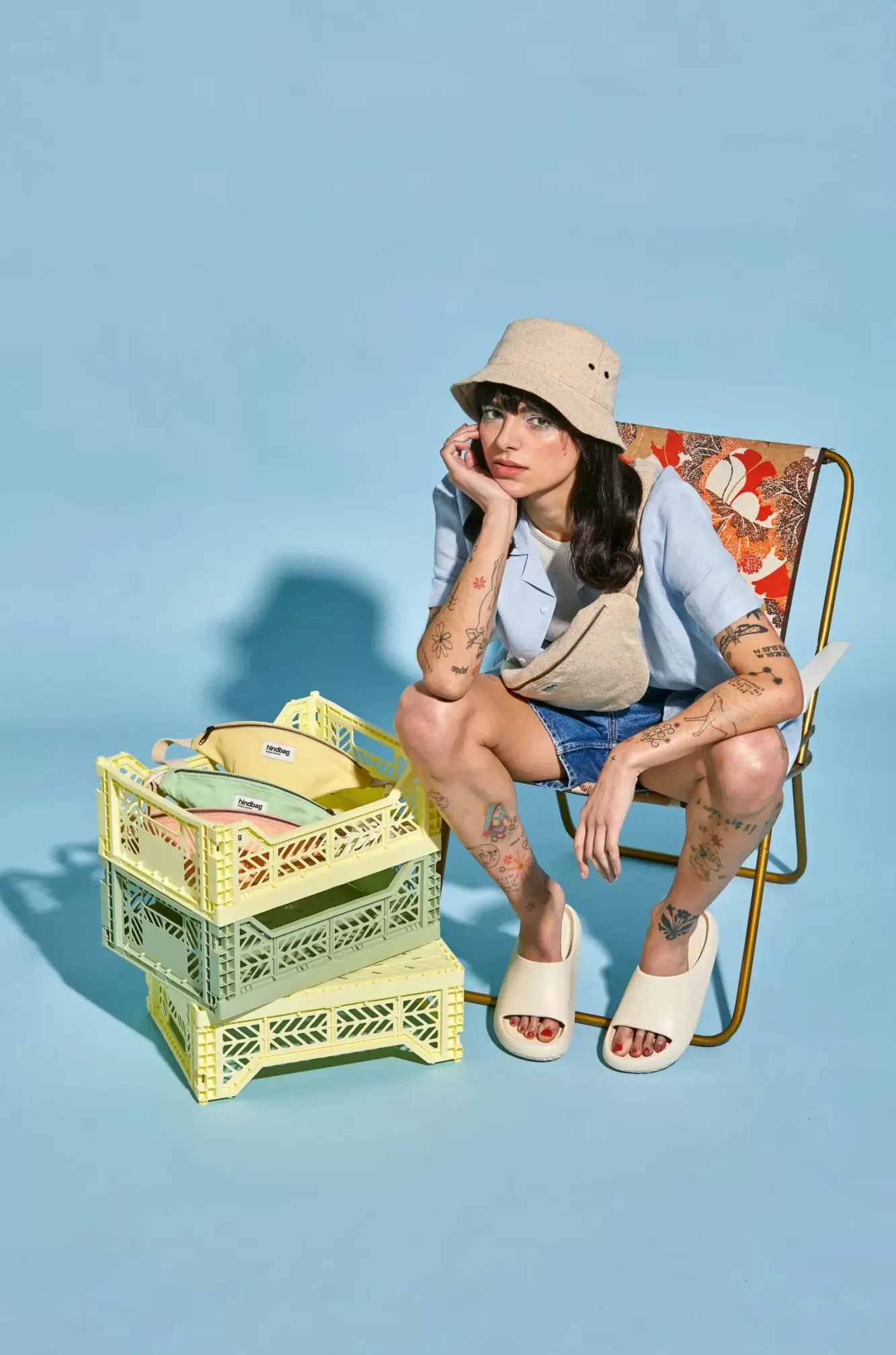 Sac Banane L Sasha Jute<Hindbag Online