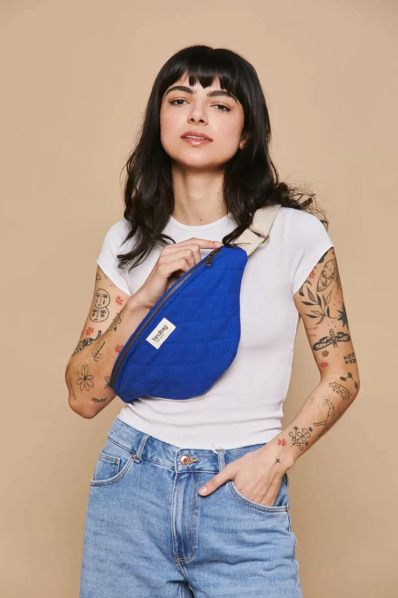 Sac Banane Matelasse Olivia Bleu Electrique<Hindbag Discount