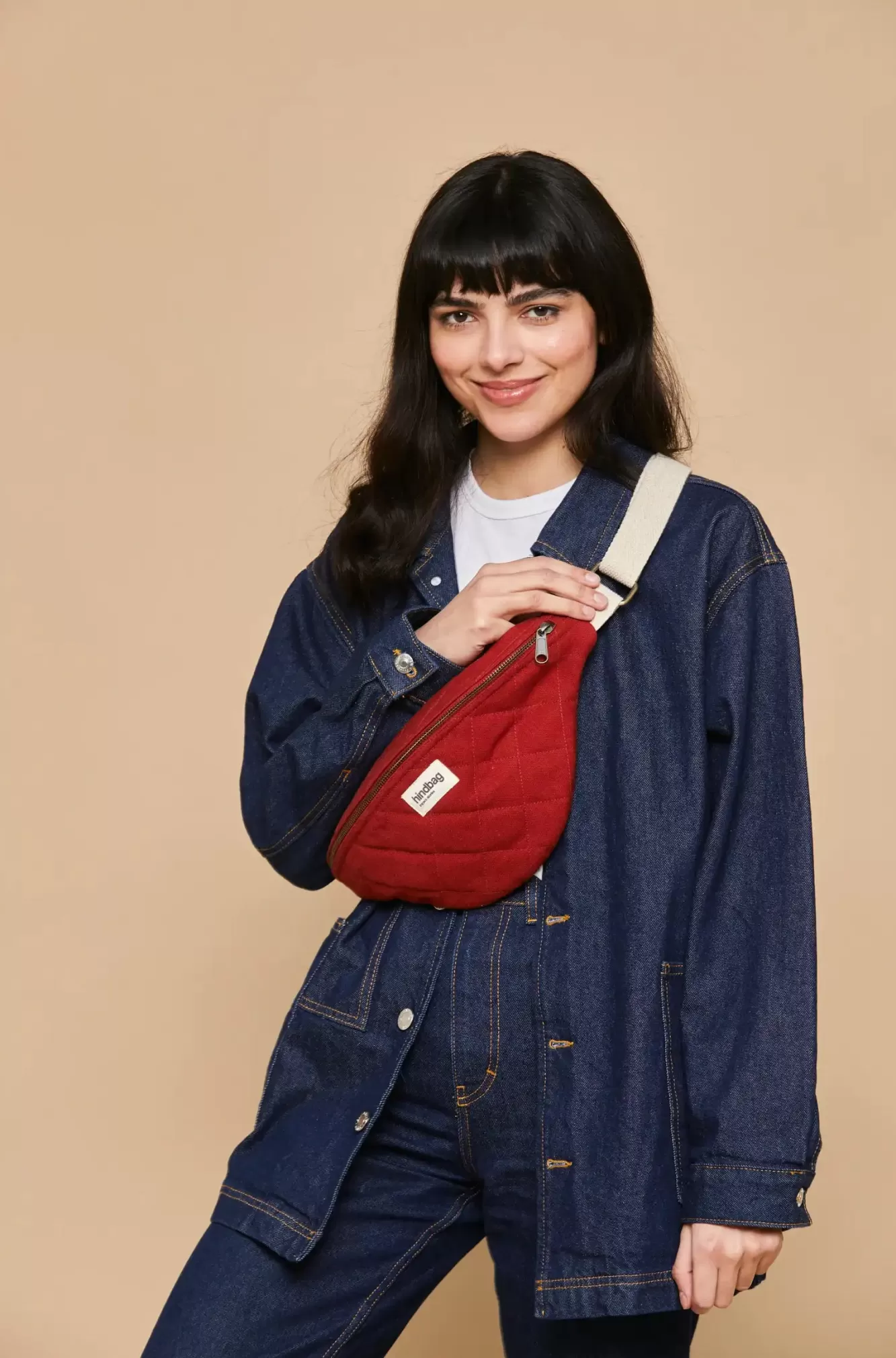 Sac Banane Matelasse Olivia Terracotta<Hindbag Outlet
