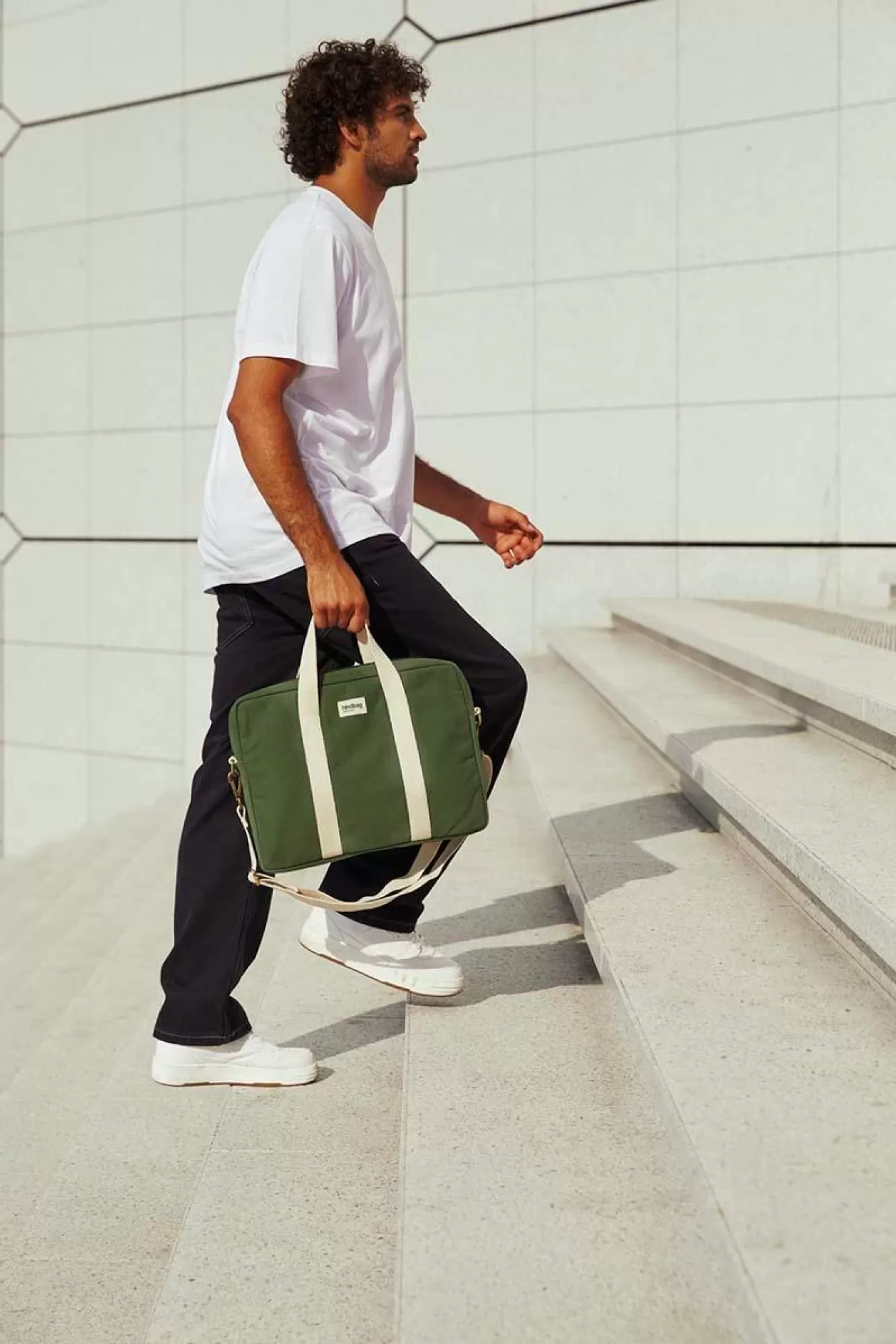 Sac Ordinateur Pierre Olive<Hindbag Cheap