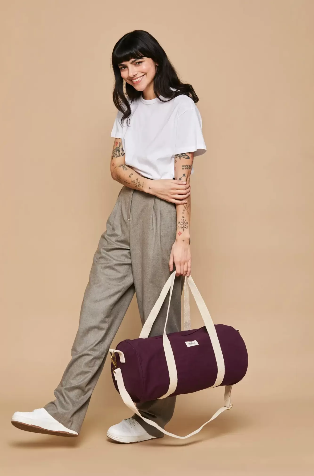 Sac Polochon Simon Prune<Hindbag Store