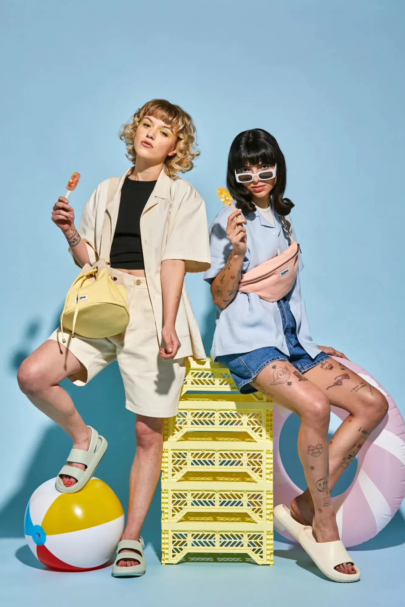 Sac Seau Julie Citron Givre<Hindbag Cheap