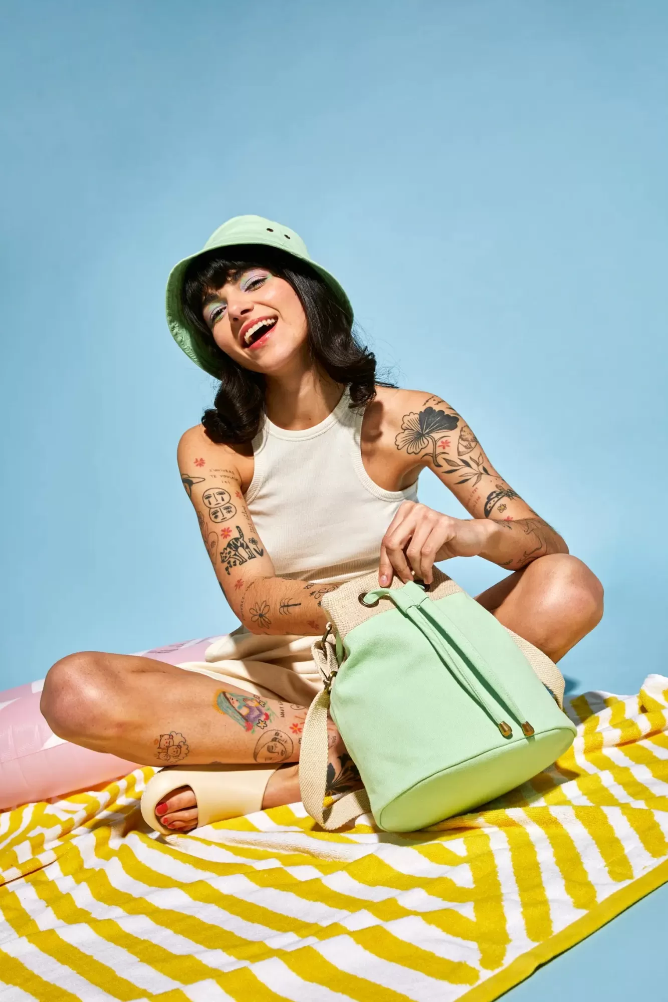 Sac Seau Julie Menthe Glacee<Hindbag Sale