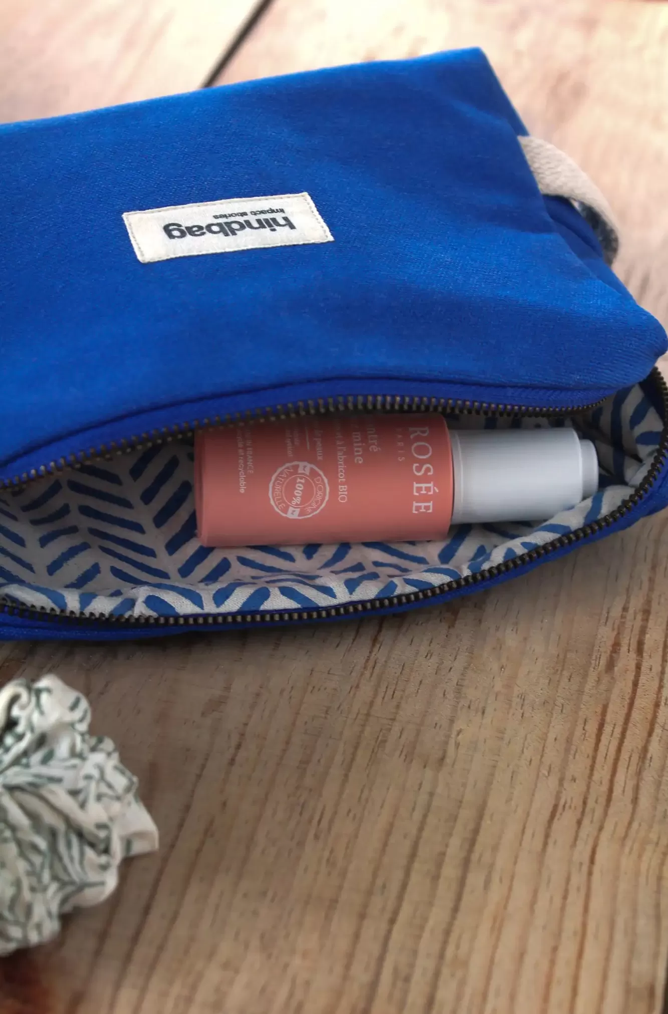 Trousse De Toilette Leon Bleu Electrique<Hindbag Hot