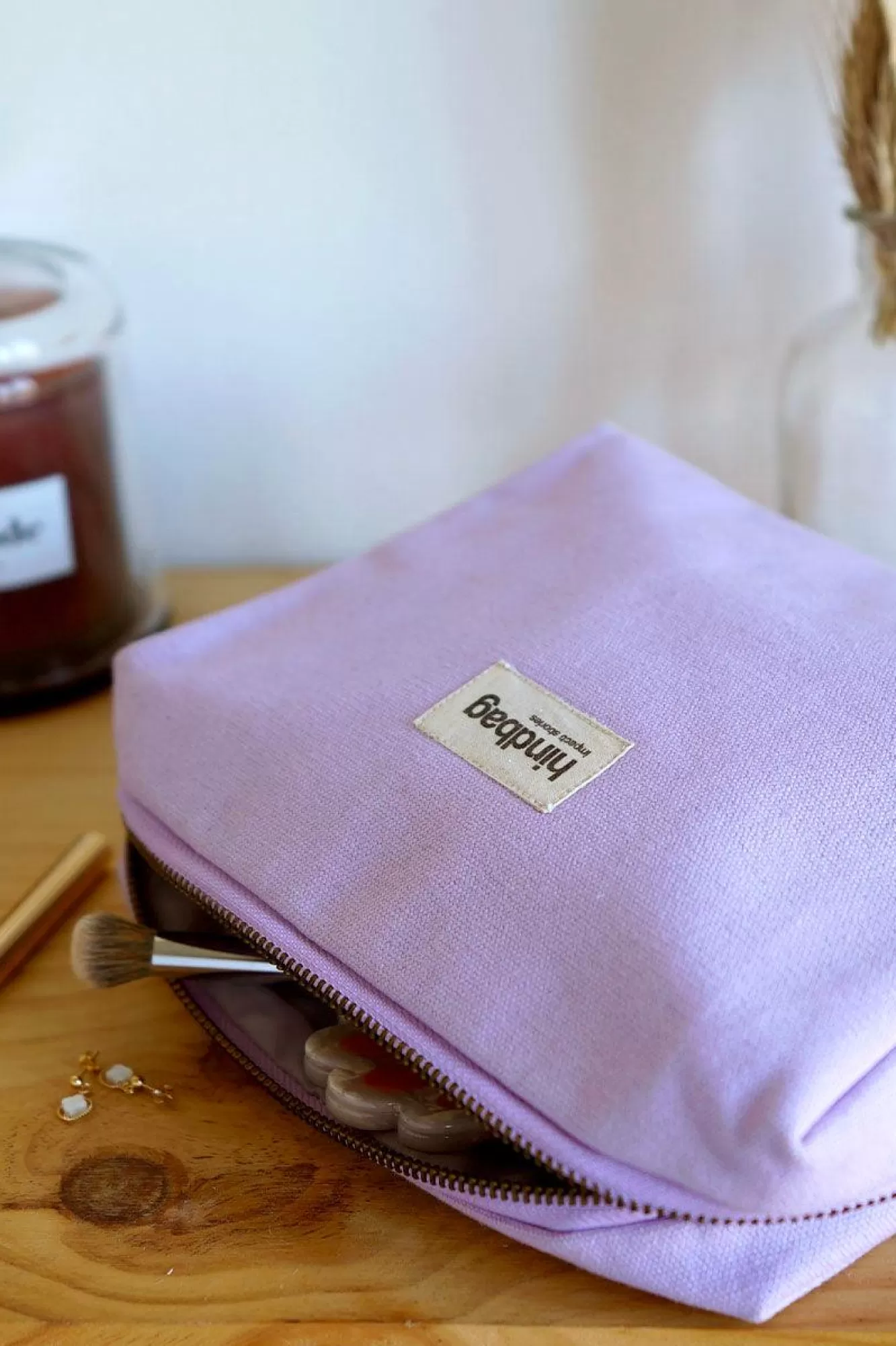 Trousse De Toilette Leon Lilas<Hindbag Hot