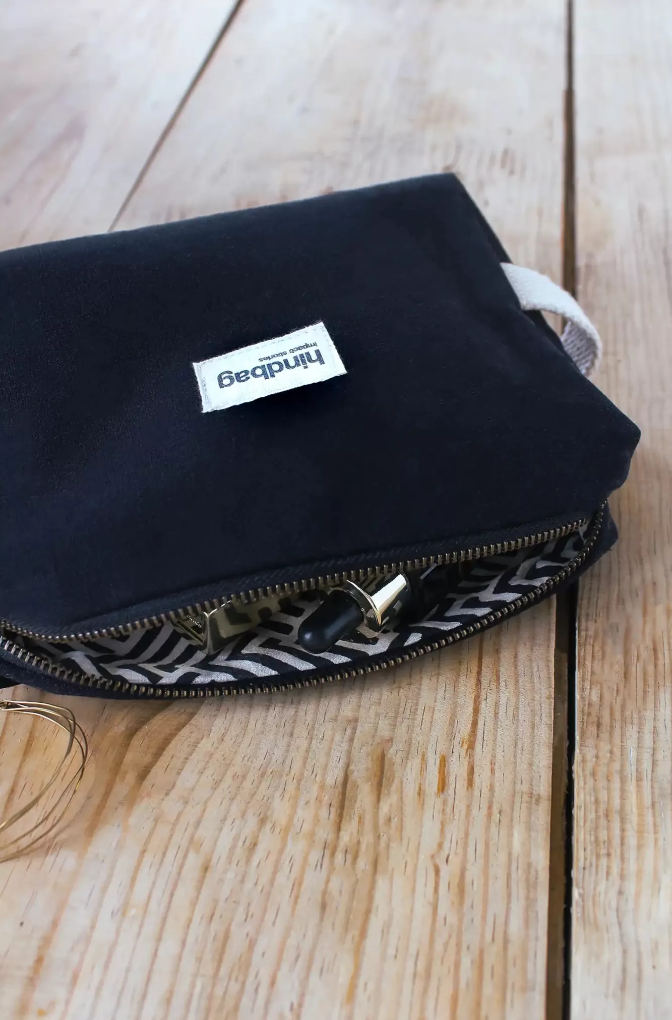 Trousse De Toilette Leon Noir<Hindbag Flash Sale