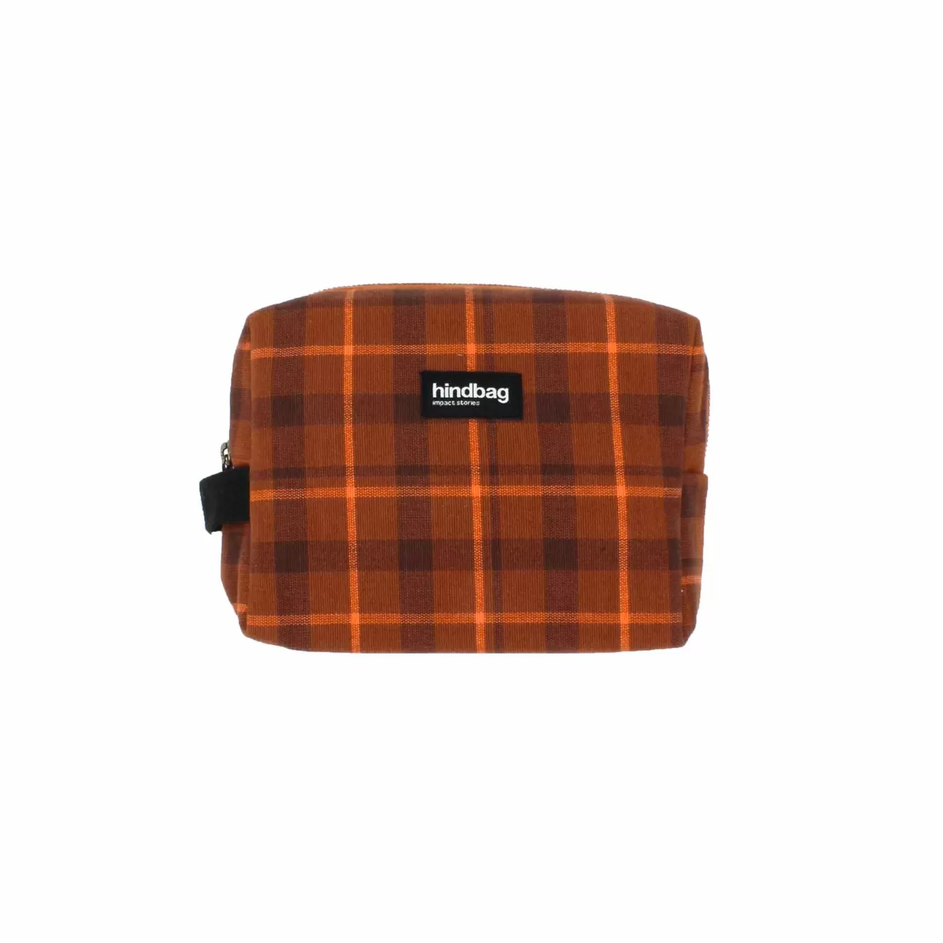 Trousse De Toilette Leon Tartan Camel Toffee<Hindbag Shop