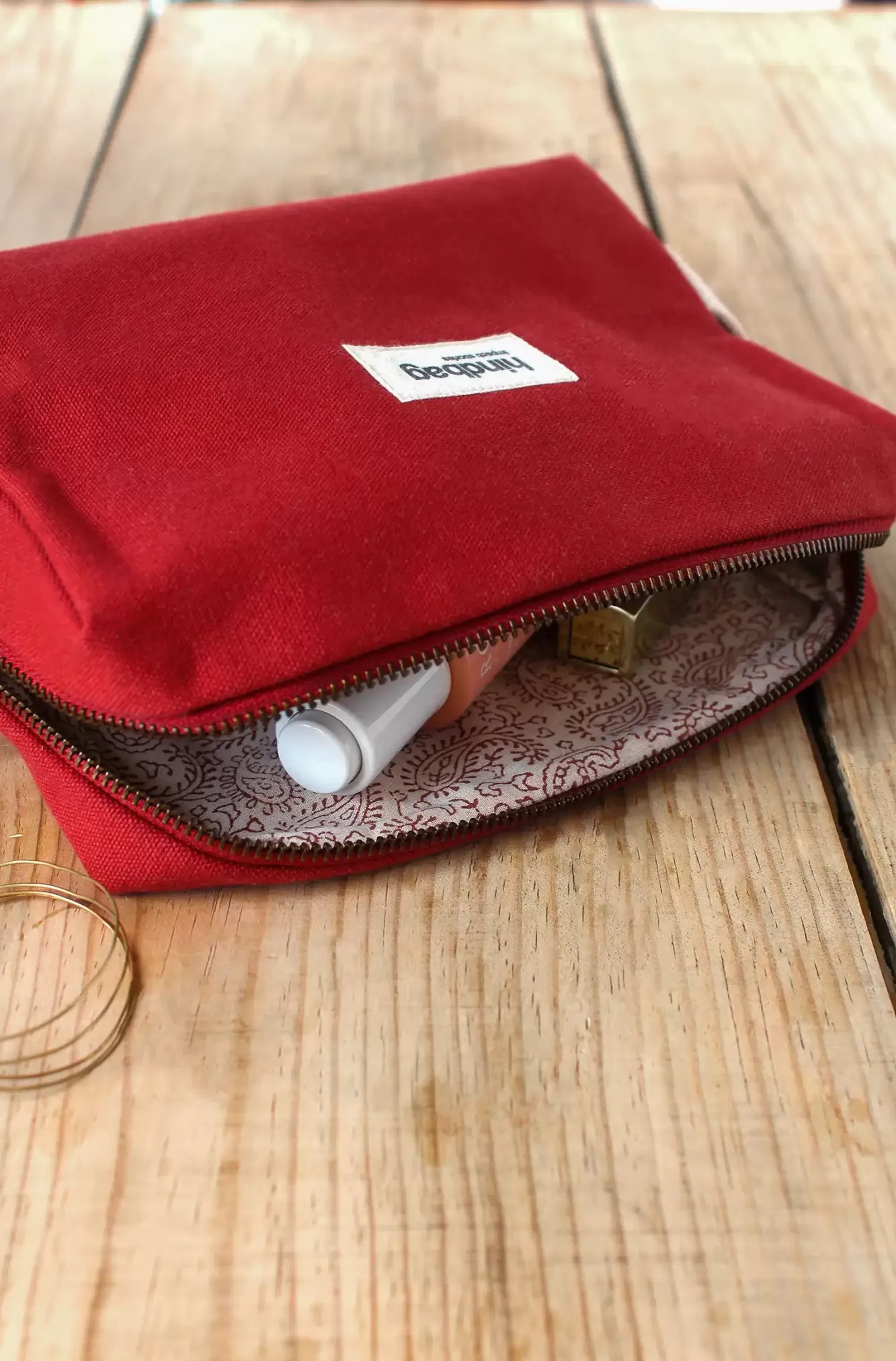 Trousse De Toilette Leon Terracotta<Hindbag Online